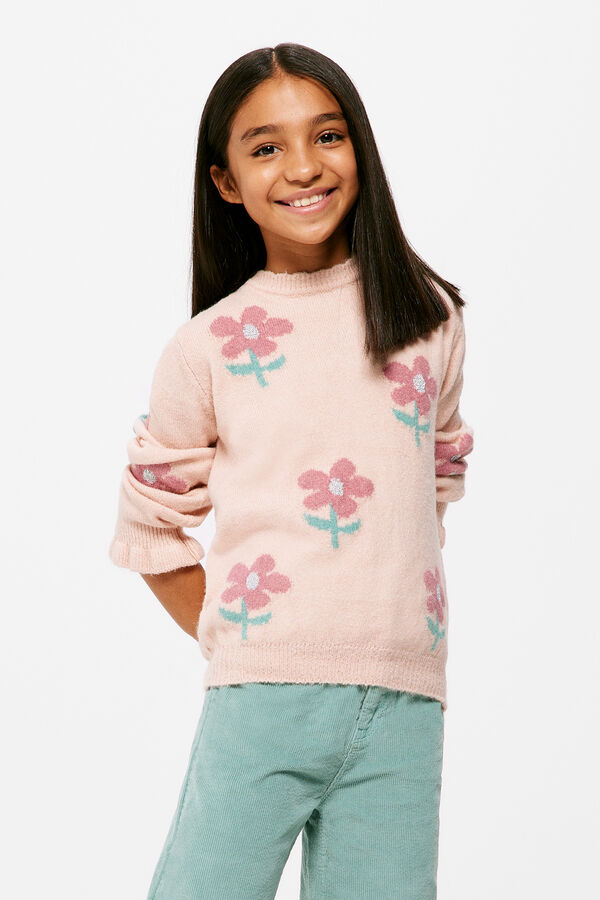 Springfield Camisola flores menina rosa