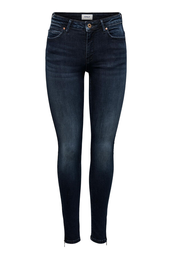 Springfield Jeans Skinny cintura media azulado