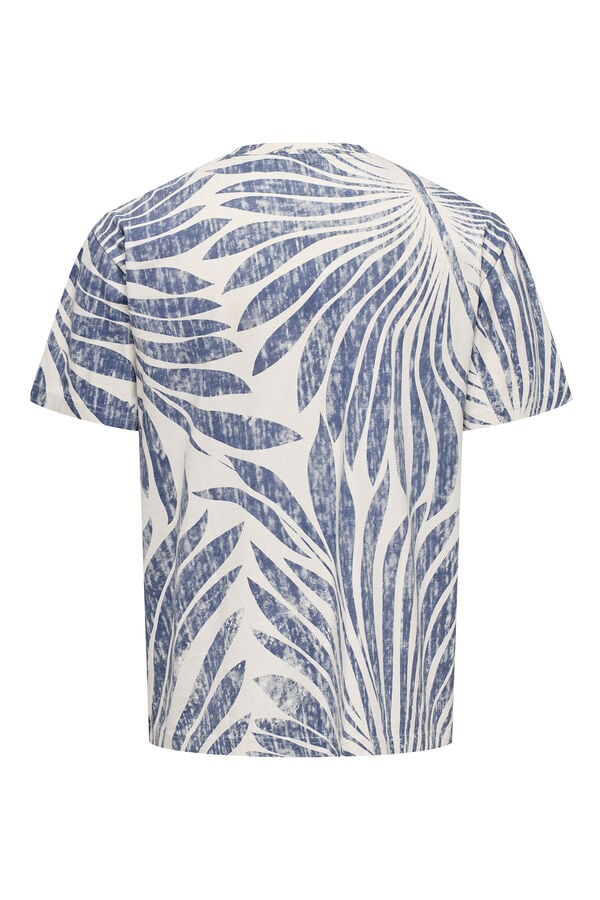 Only & Sons T-shirt de manga curta estampada azul