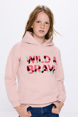 Springfield Kids Sudadera Wild & Brave ni&ntilde;a rosa