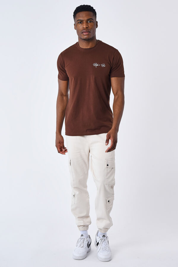Project X Paris PANTAL&Oacute;N CARGO MULTI BOLSILLOS marfil