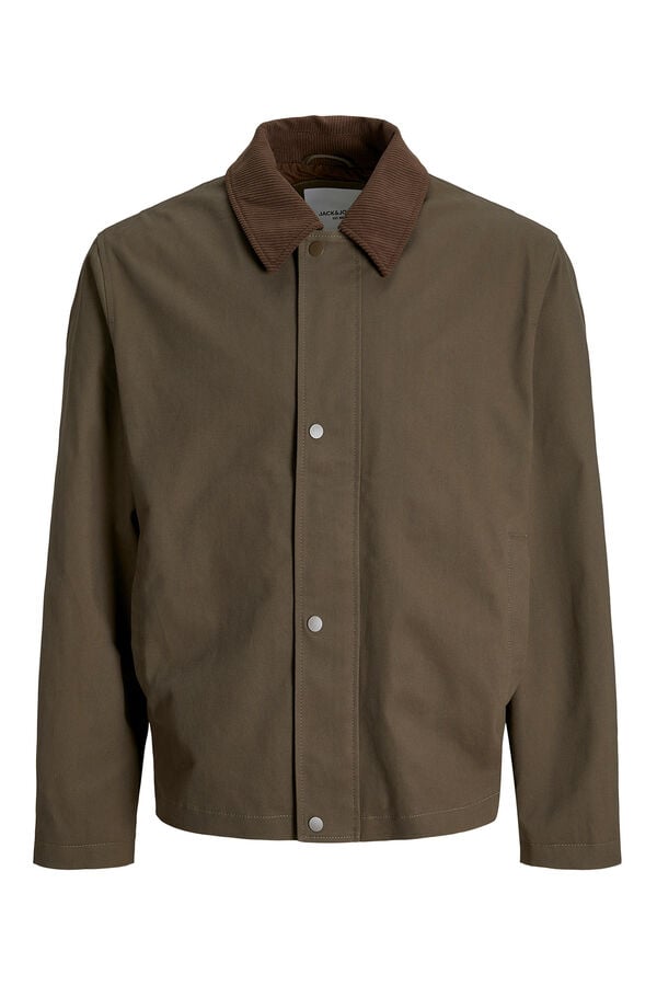 Jack & Jones PLUS Cazadora cl&aacute;sica marr&oacute;n
