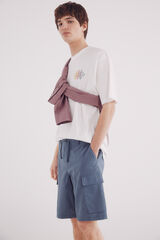 Springfield Camiseta com estampa étnica bege