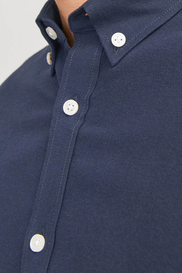 JJ REBEL Camisa formal manga larga azul