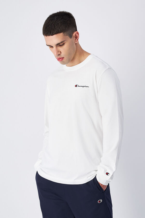 Champion T-shirt manga comprida branco