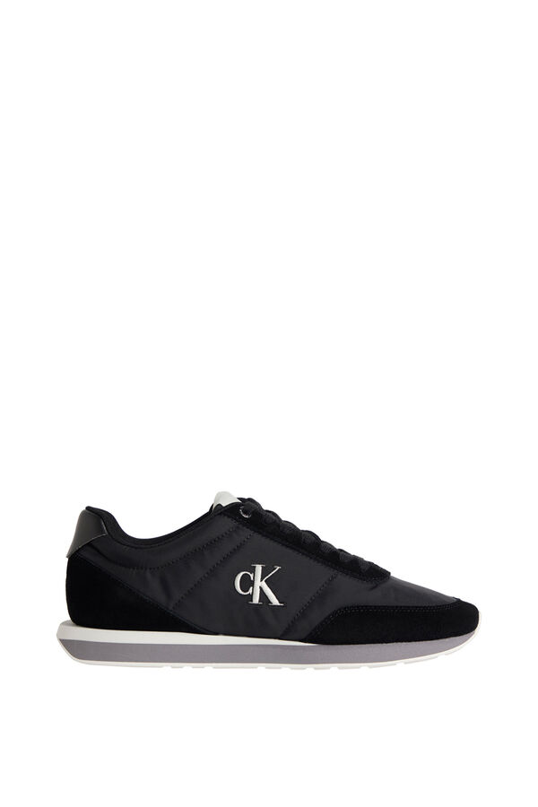 CK Jeans Zapatilla runner Calvin Klein negro