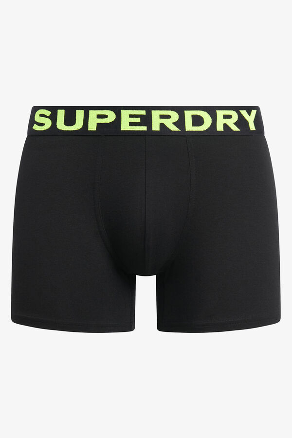 Superdry Boxer pack de 3 negro
