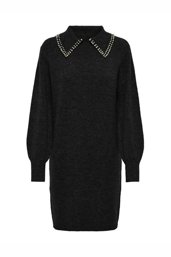 JDY Vestido de punto negro