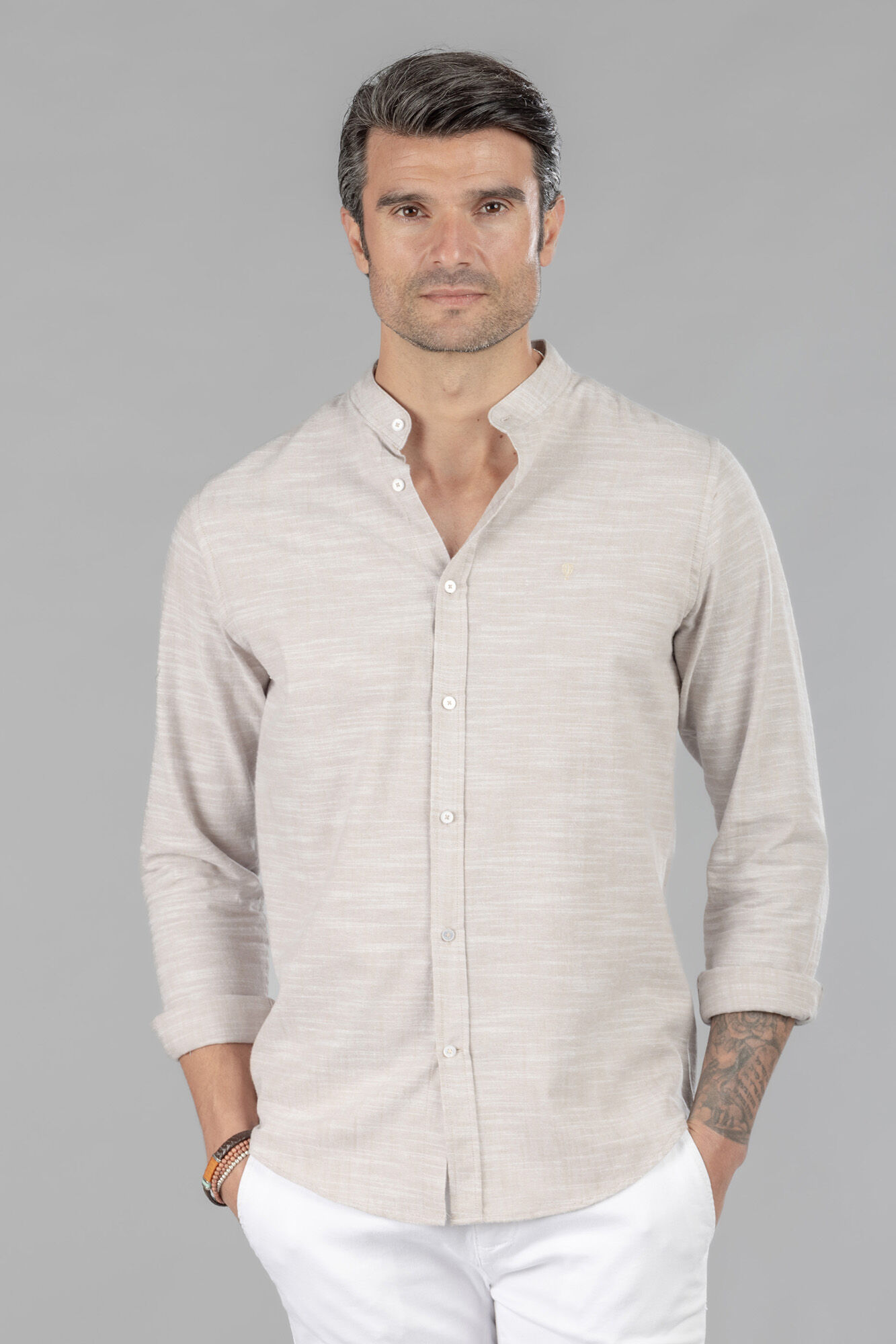 Celopman Camisa Cuello Mao