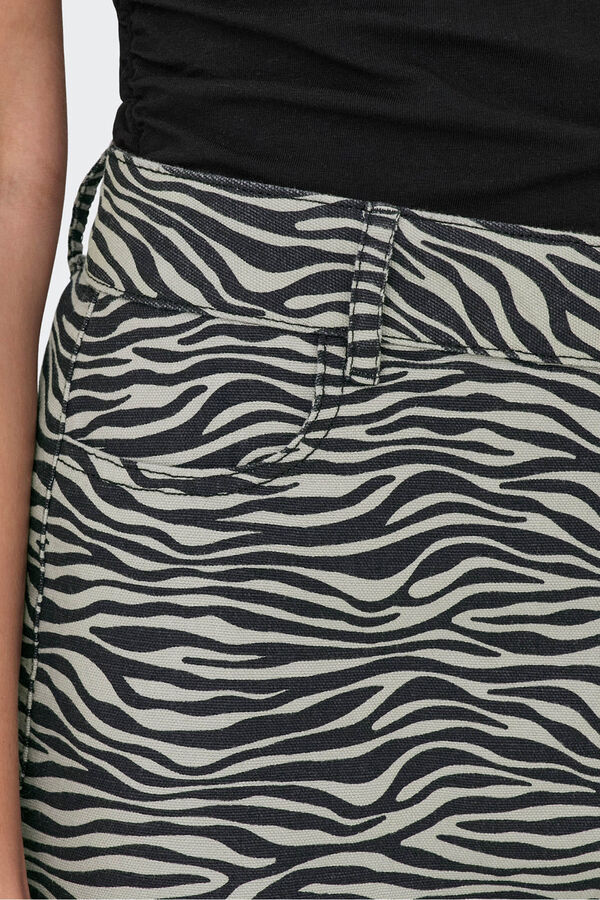 JDY Saia curta jeans cinzento