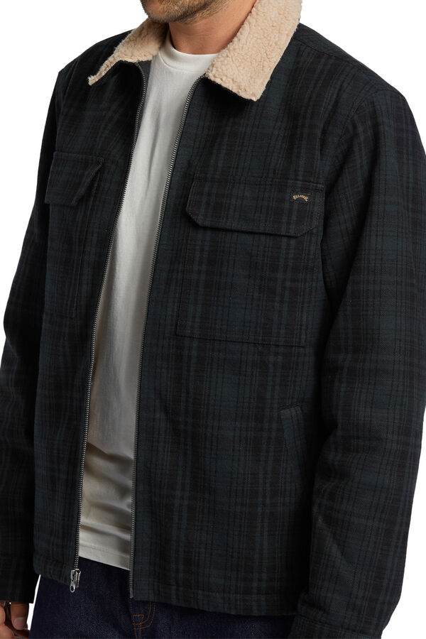Billabong Chaqueta con forro de sherpa para Hombre verde