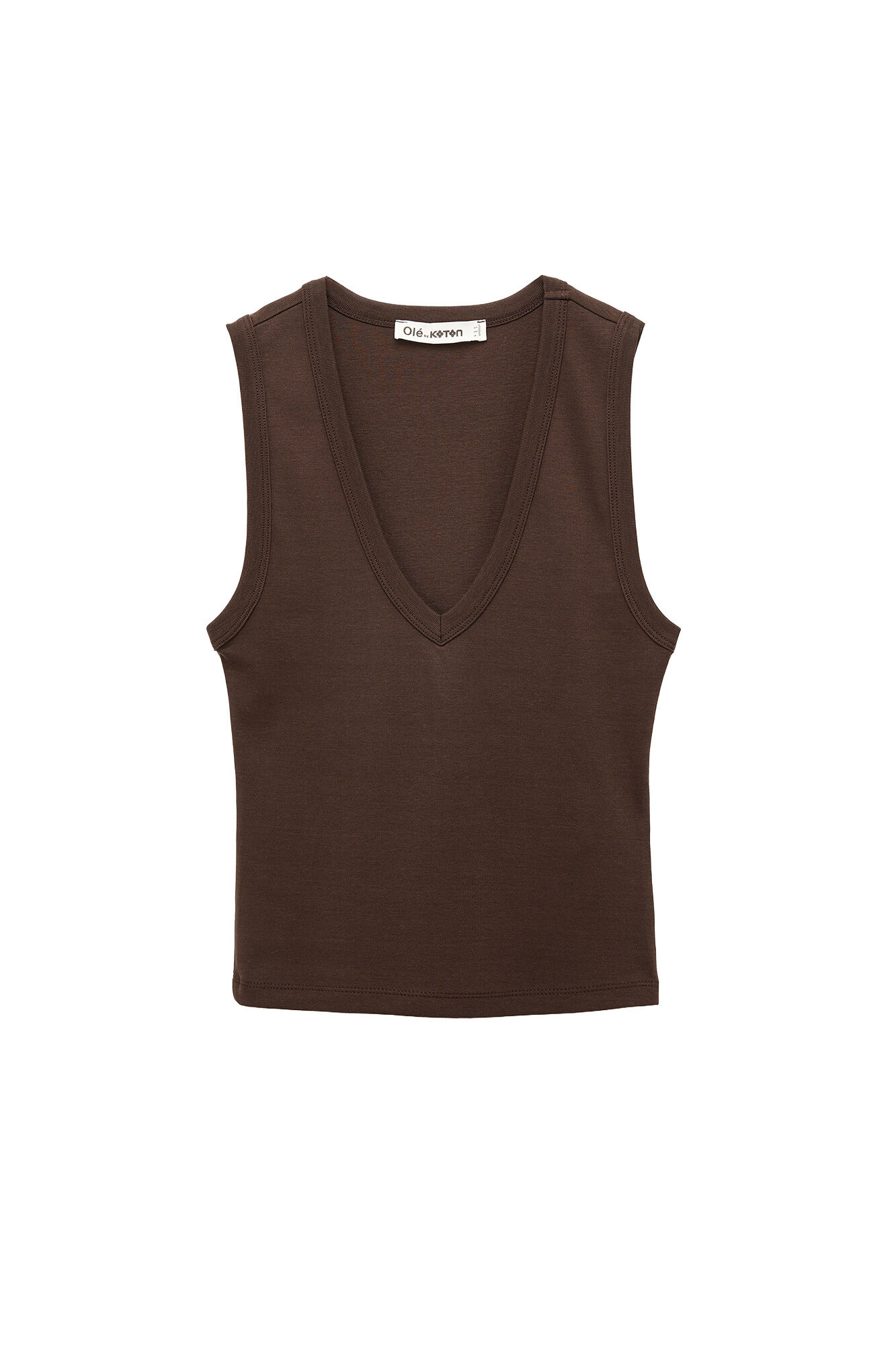 Koton Blusa gola em bico cintada