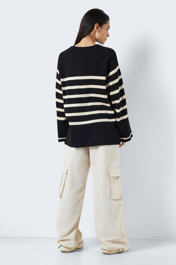 Noisy May Jersey a rayas negro
