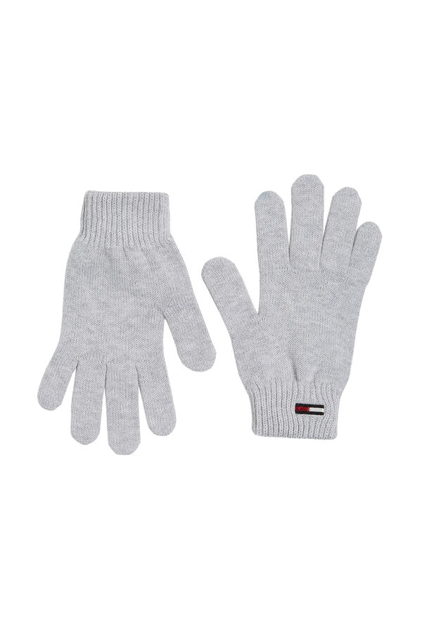 Tommy Jeans Guantes Tommy Jeans de mujer con bandera gris