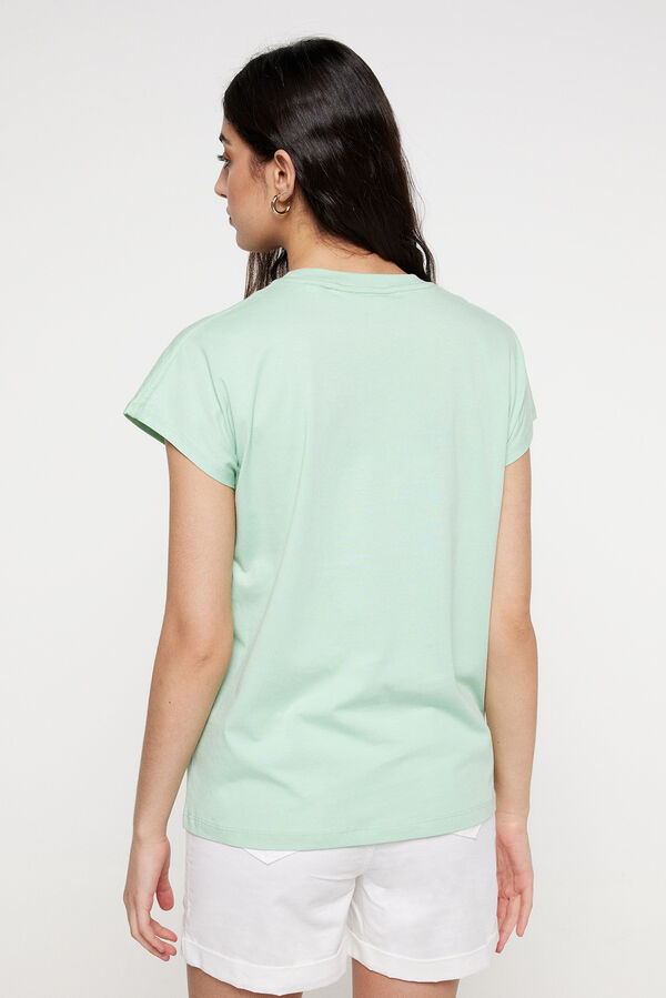 Jack & Jones T-shirt oversize estampada verde