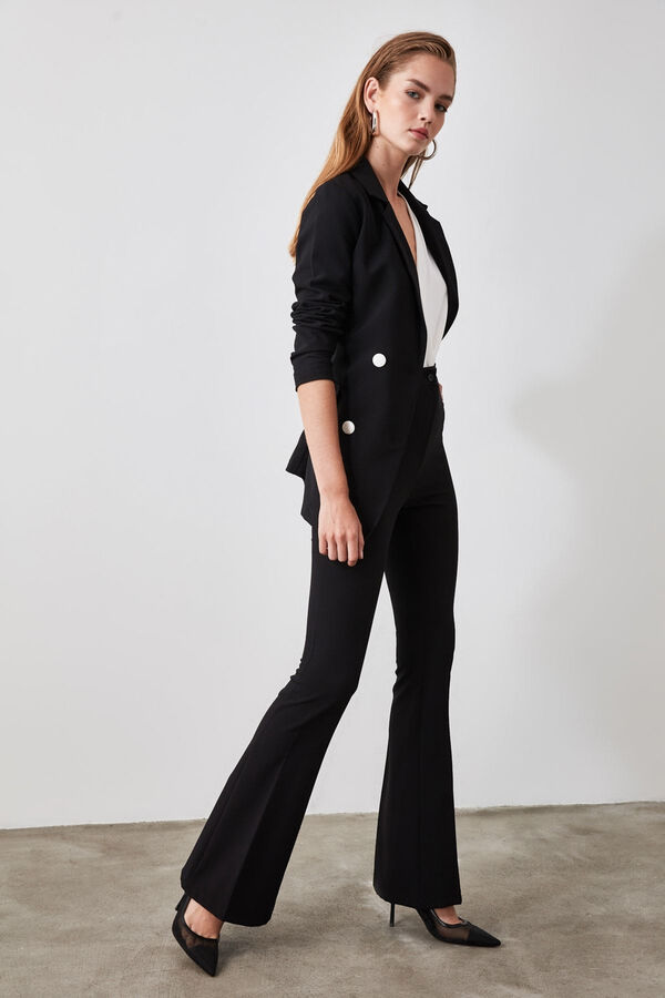 Trendyol Jeans flare negro