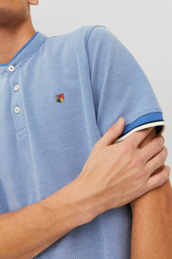 Jack & Jones Polo gola mao azul