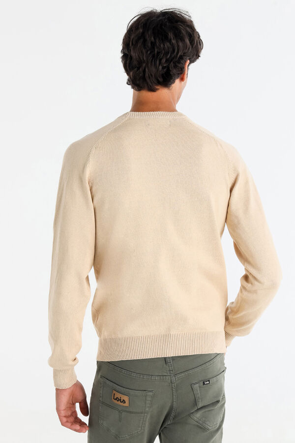 Lois Jersey Cuello Caja blanco