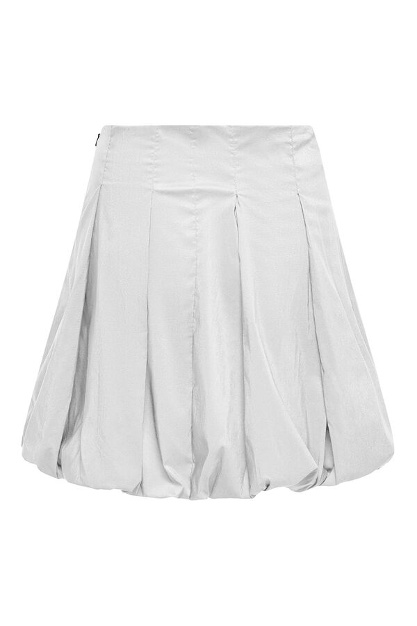 JDY Saia curta balão branco