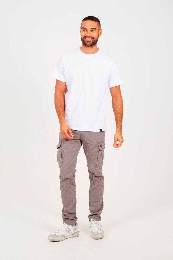 Brave Soul Cal&ccedil;as cargo cinzento