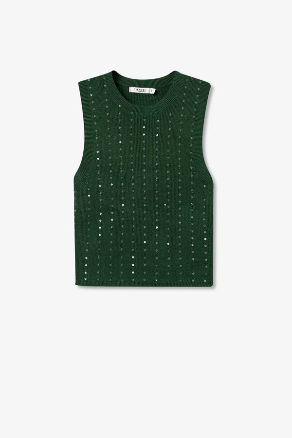 Tiffosi Suéter de malha verde