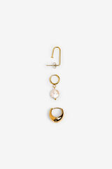 Tiffosi Set de pendientes amarillo
