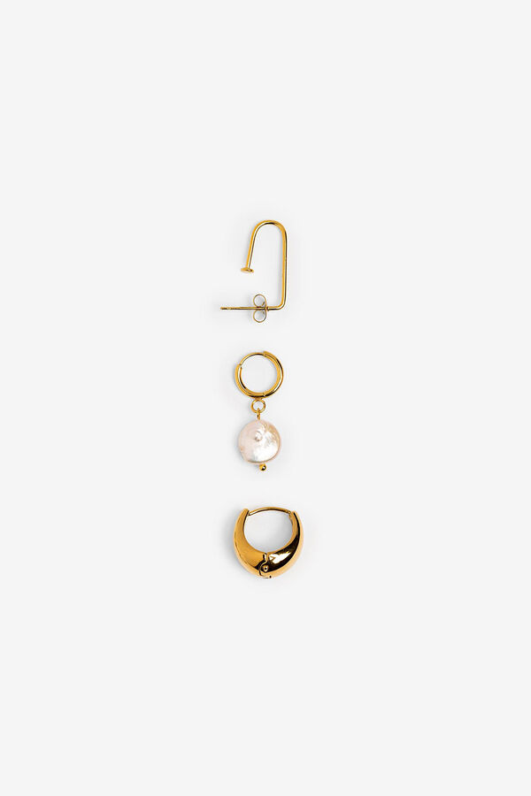Tiffosi Set de pendientes amarillo