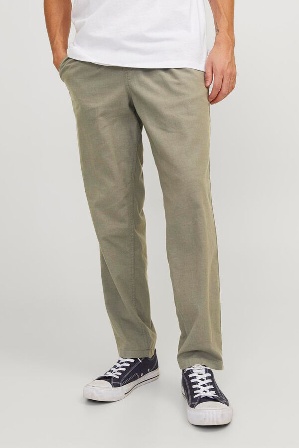 Jack & Jones Pantal&oacute;n carrot fit verde