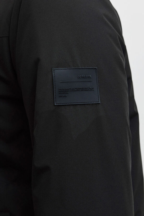 JJ REBEL Parka curta preto