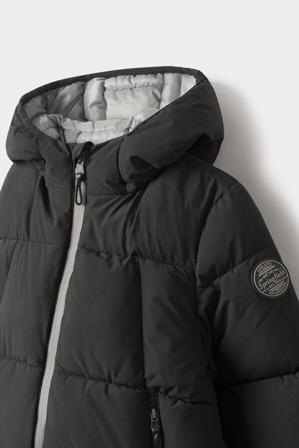 Springfield Kids Chaqueta acolchada ni&ntilde;o negro