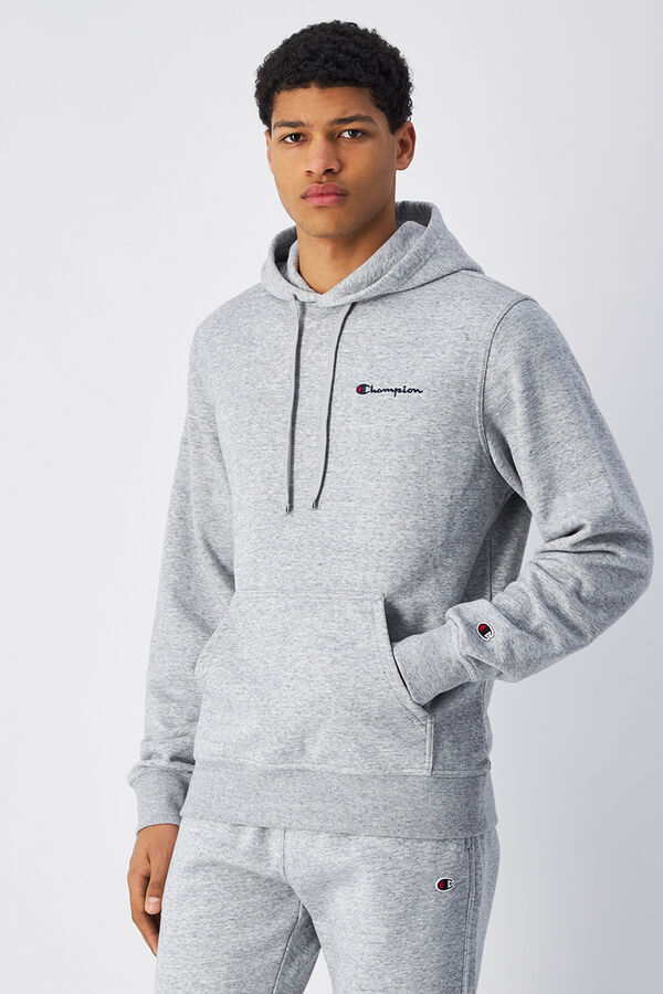 Champion Sudadera de algod&oacute;n hombre gris