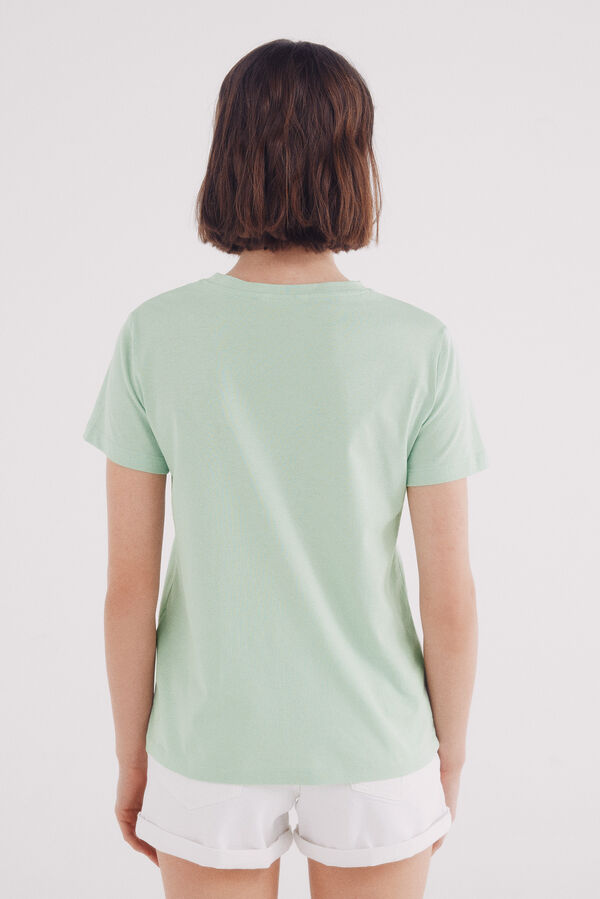 Springfield Camiseta perlas verde