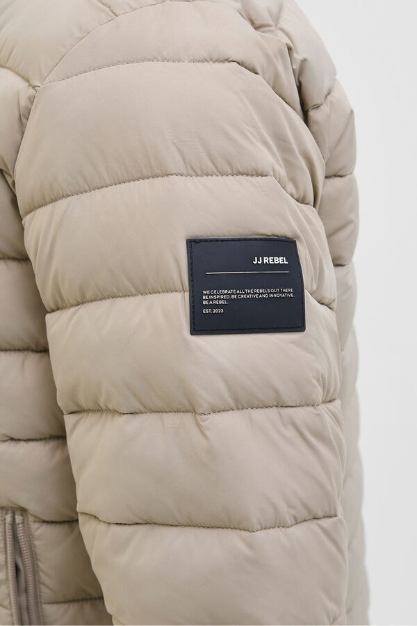 JJ REBEL Blus&atilde;o acolchoada leve cinzento