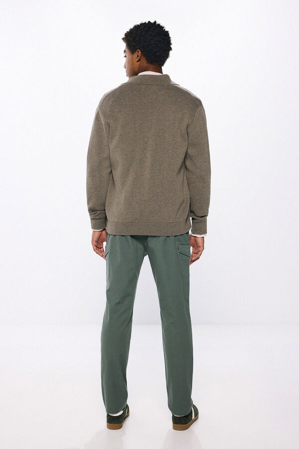 Springfield Cal&ccedil;a cargo slim fit confort&aacute;vel verde