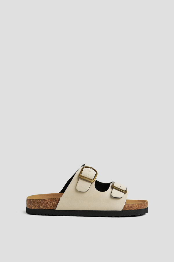 Name it Sandalias con hebilla beige