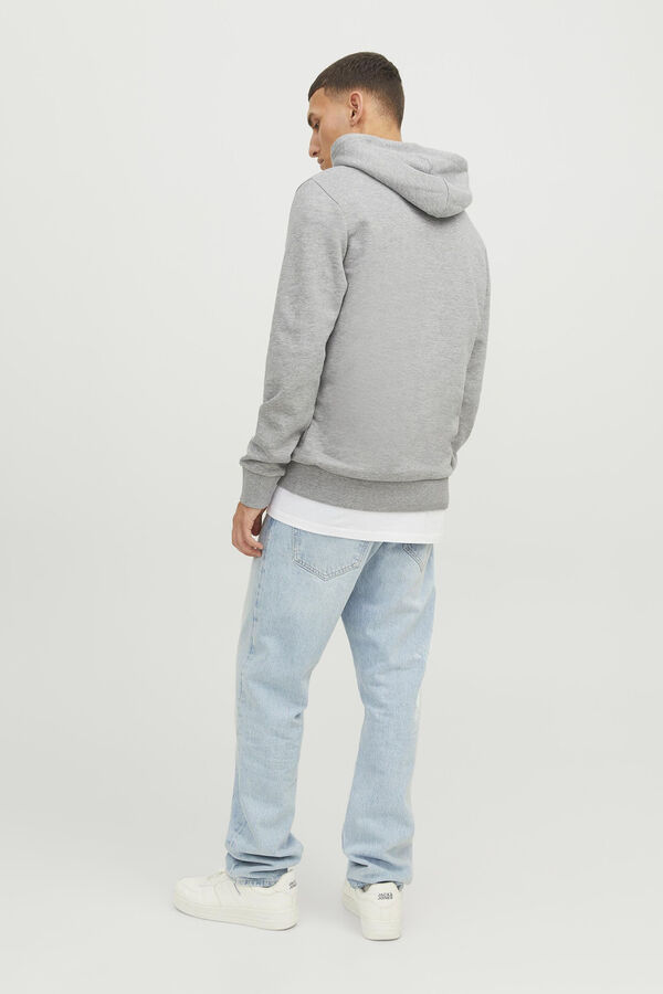 Jack & Jones Sweatshirt de capuz regular fit  cinzento