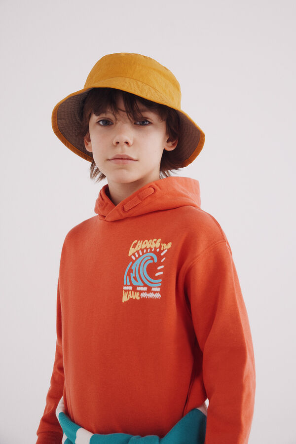 Springfield Kids Sudadera Waves ni&ntilde;o coral