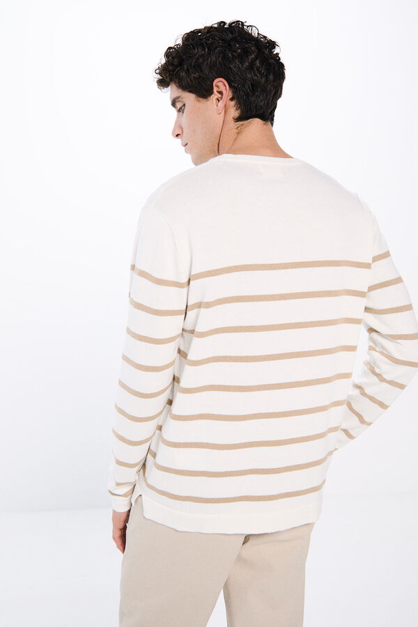 Springfield Camisola riscas estampado