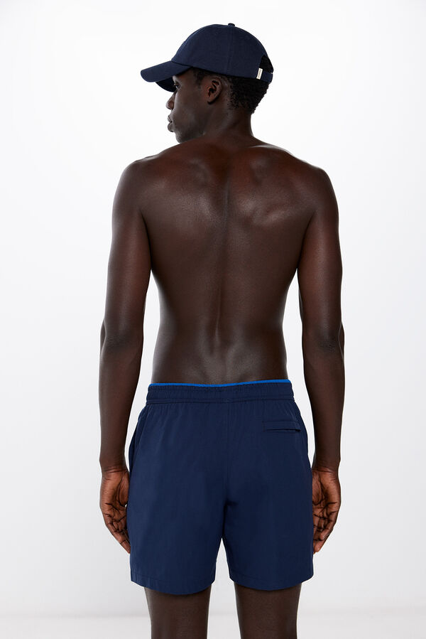 Springfield Ba&ntilde;ador liso azul