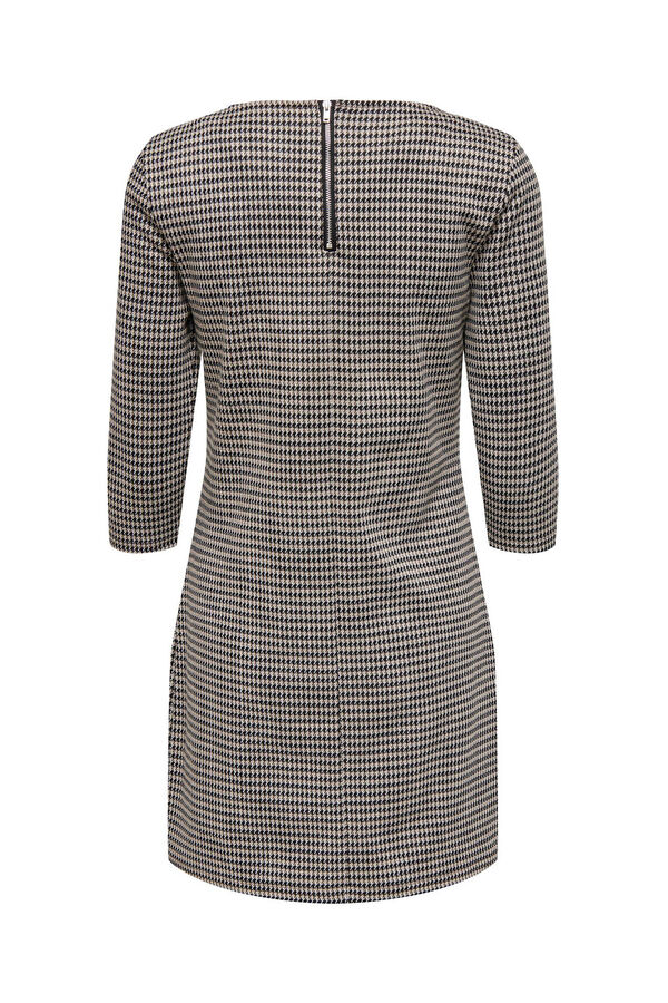 Only Vestido curto com mangas 3/4 cru