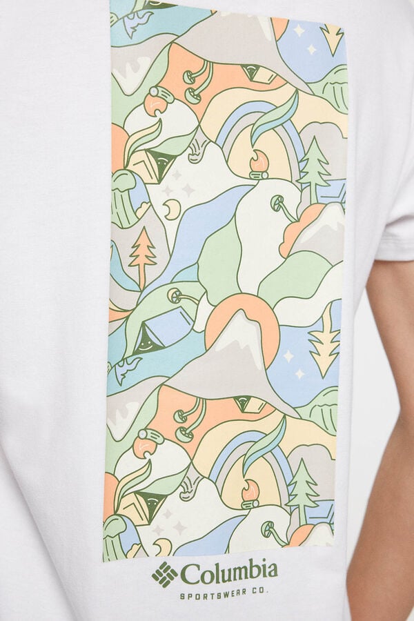 Columbia Camiseta estampada Columbia Sun Trek&trade; para mujer blanco