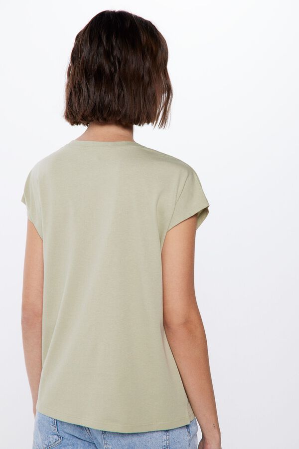 Springfield Camiseta Perlas verde