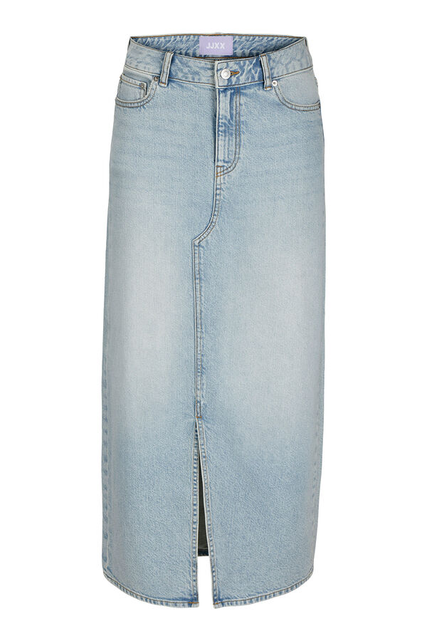 Jack & Jones Falda vaquera larga azul