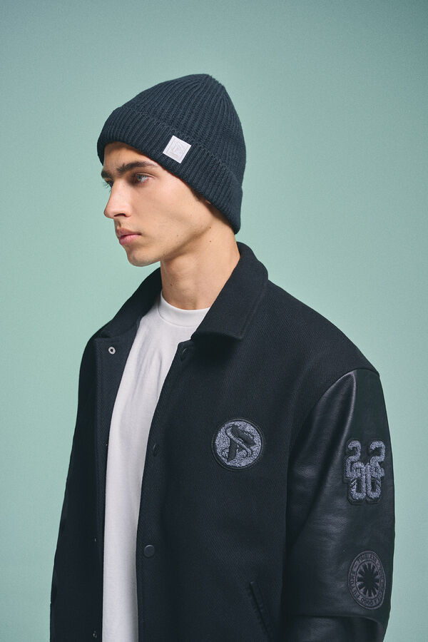 Springfield Pedri x Springfield Cominada Varsity Bomber preto