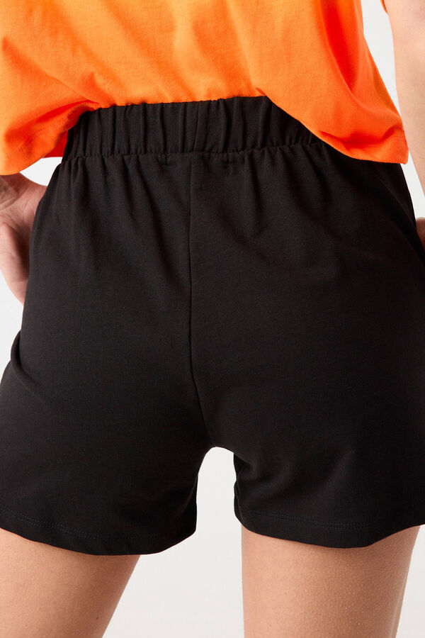 Inside Short Punto Bolsillos negro