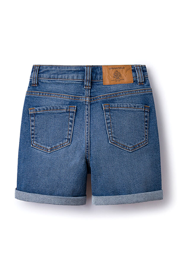 Springfield Kids Bermudas denim ni&ntilde;o azul