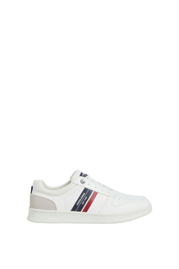 Jack & Jones Zapatillas de punta redonda blanco