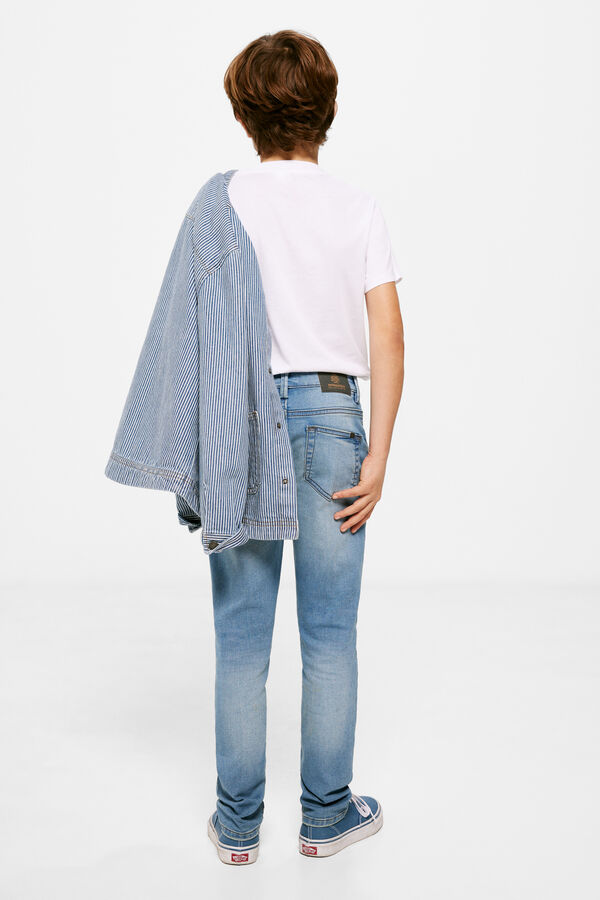 Springfield Kids Pantalon denim medio ni&ntilde;o azul