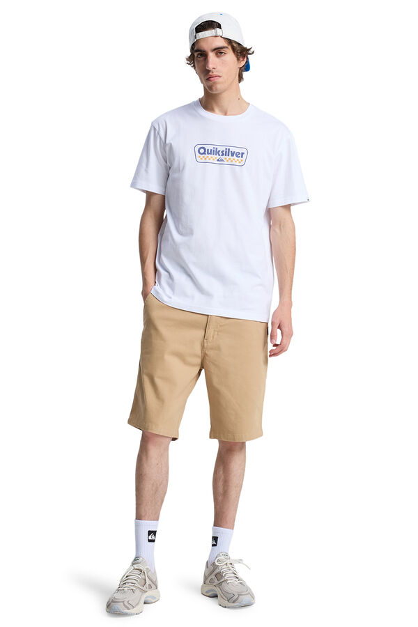 Quiksilver T-shirt manga curta branco