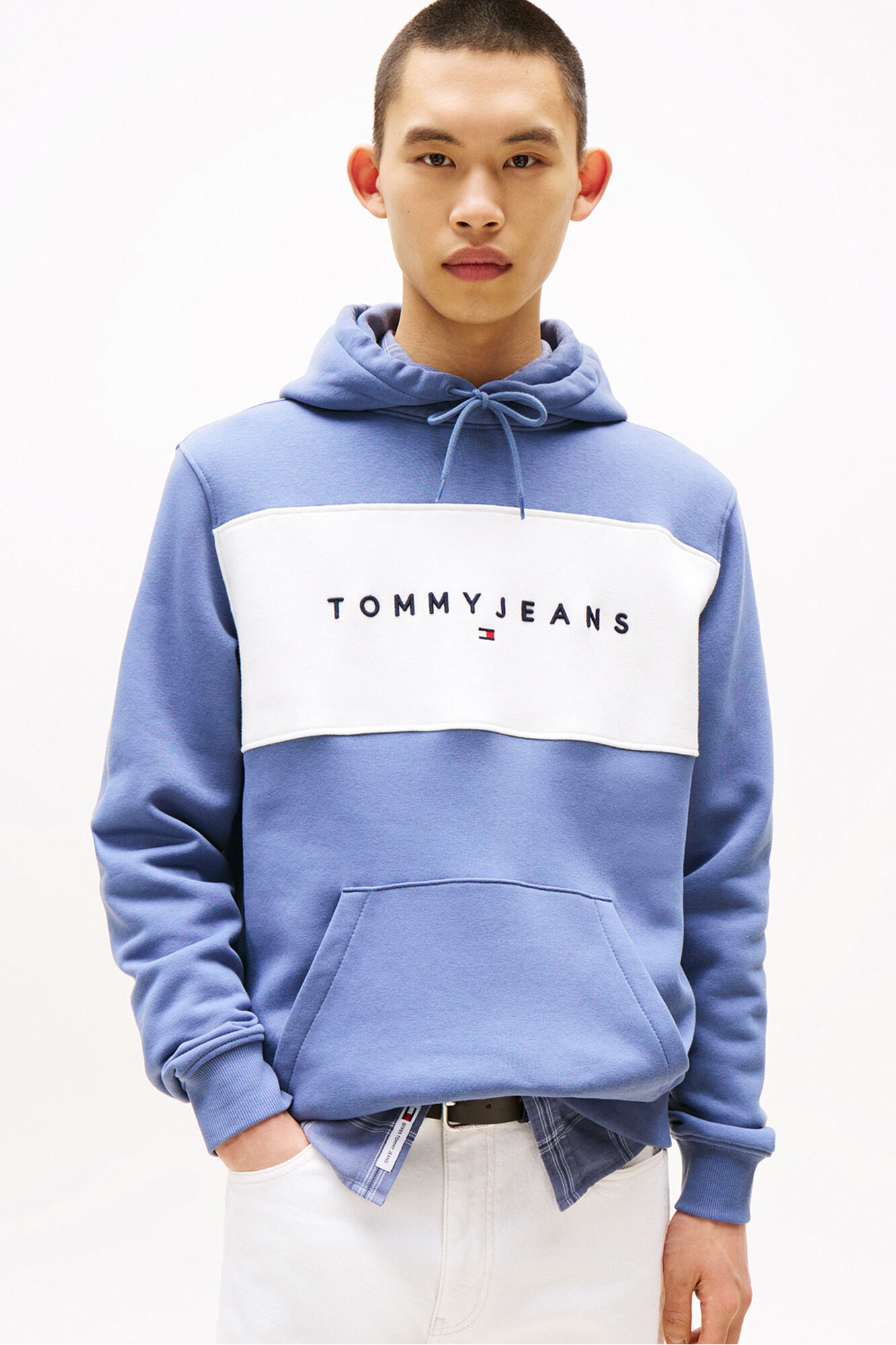 Tommy Jeans Sudadera de hombre con capucha ajustable